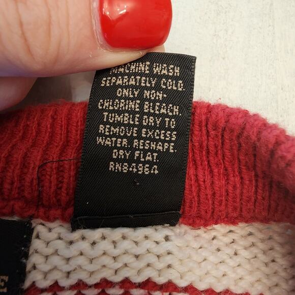 Structure American Flag Patriotic Sweater Vest SZ Medium Election - Picture 8 of 10